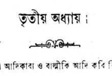 রামায়ণ আদিকাব্য ও বাল্মীকি আদি কবি কিনা?