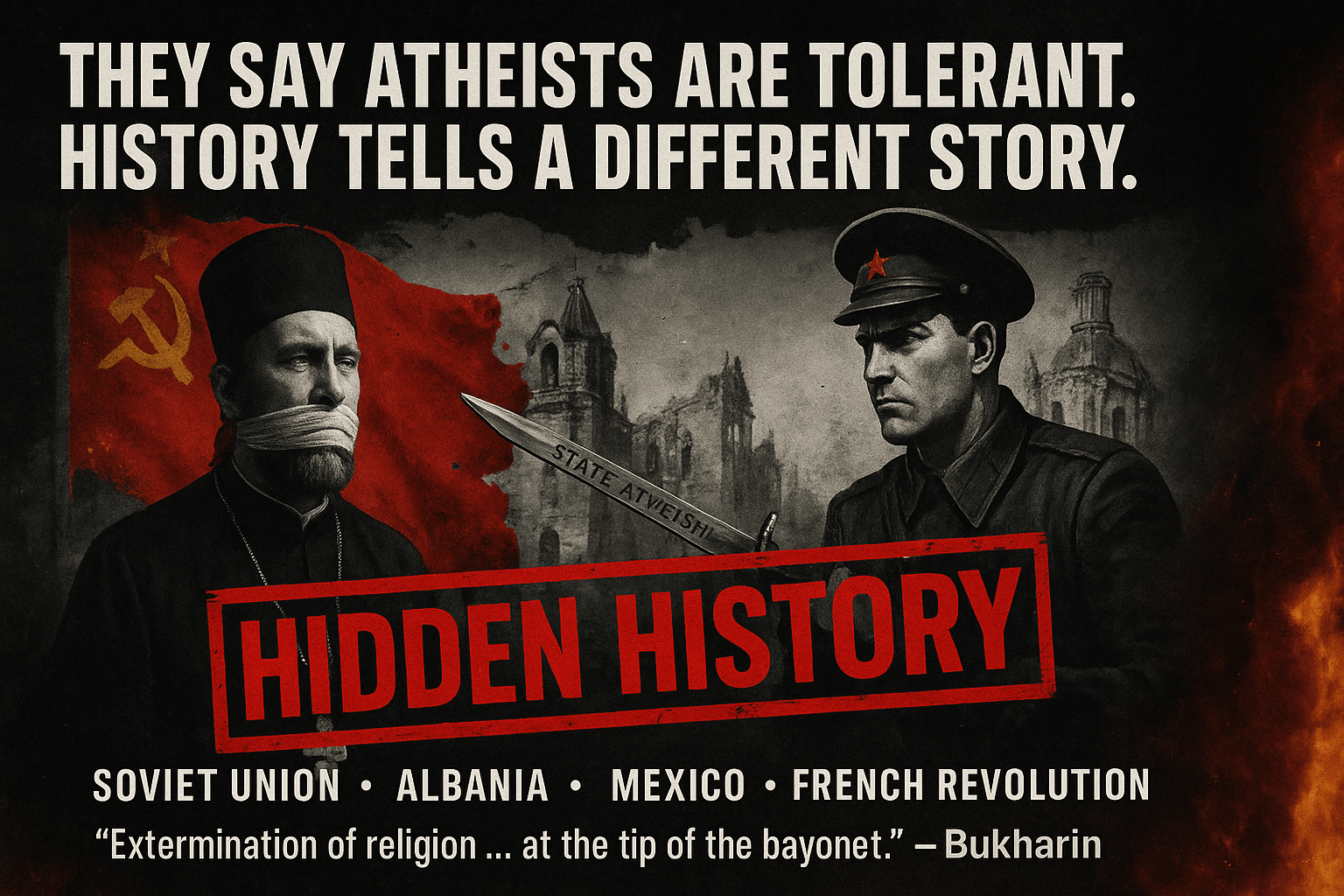 The Ruthless History of State Atheism: Church Destruction in Soviet Union, Albania and Mexico