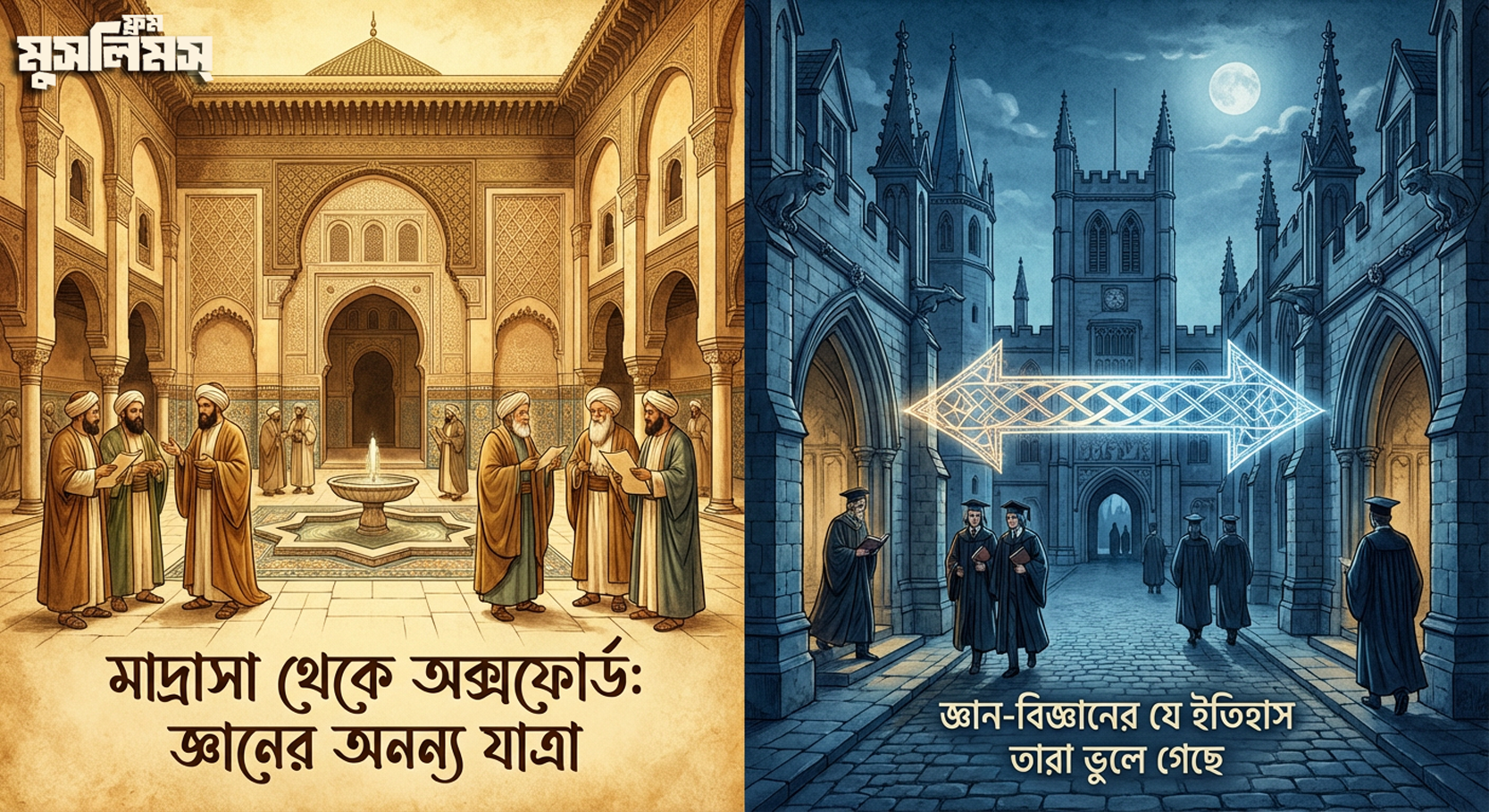যে 'মাদ্রাসা-ছাপ' ইউরোপকে আলোকিত করেছিল: ইউরোপের শিক্ষাব্যবস্থার পিছনে মুসলিমদের মাদ্রাসার অদেখা প্রভাব যে 'মাদ্রাসা-ছাপ' ইউরোপকে আলোকিত করেছিল: ইউরোপের শিক্ষাব্যবস্থার পিছনে মুসলিমদের মাদ্রাসার অদেখা প্রভাব