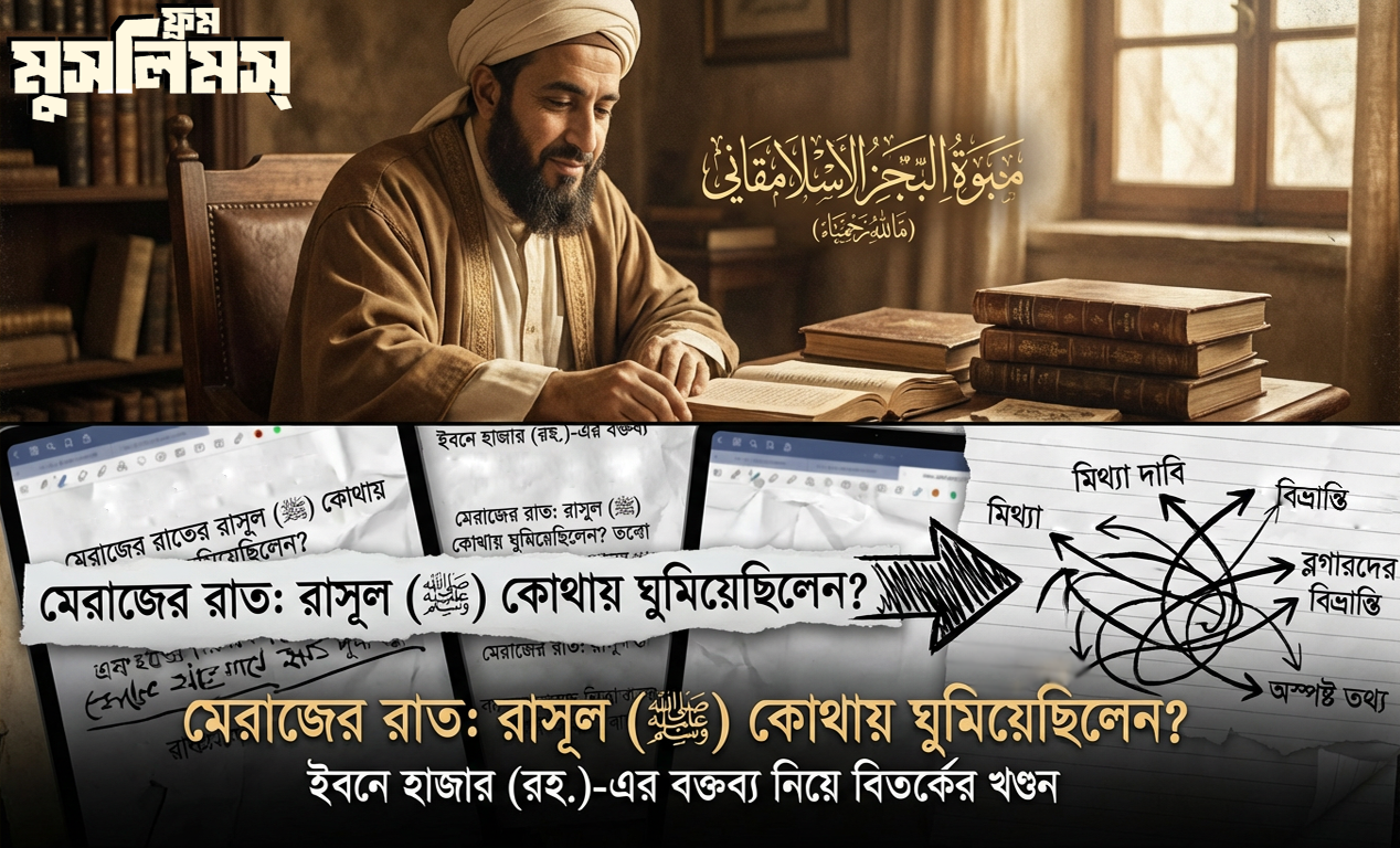 মেরাজের স্থান নিয়ে বিতর্ক: ইবনে হাজার আসকালানী (রহ.)-এর উক্তি নিয়ে নাস্তিকদের অপপ্রচার মেরাজের স্থান নিয়ে বিতর্ক: ইবনে হাজার আসকালানী (রহ.)-এর উক্তি নিয়ে নাস্তিকদের অপপ্রচার