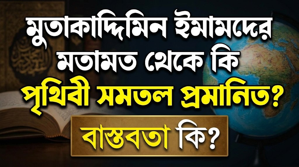 মুতাকাদ্দিমিন ইমামদের মতামত থেকে কি 'পৃথিবী সমতল' প্রমানিত? এর বাস্তবতা কি? মুতাকাদ্দিমিন ইমামদের মতামত থেকে কি 'পৃথিবী সমতল' প্রমানিত? এর বাস্তবতা কি?
