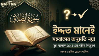 ইদ্দত মানেই সহবাসের অনুমতি নয়: সূরা তালাক ৬৫:৪-এর গভীর বিশ্লেষণ