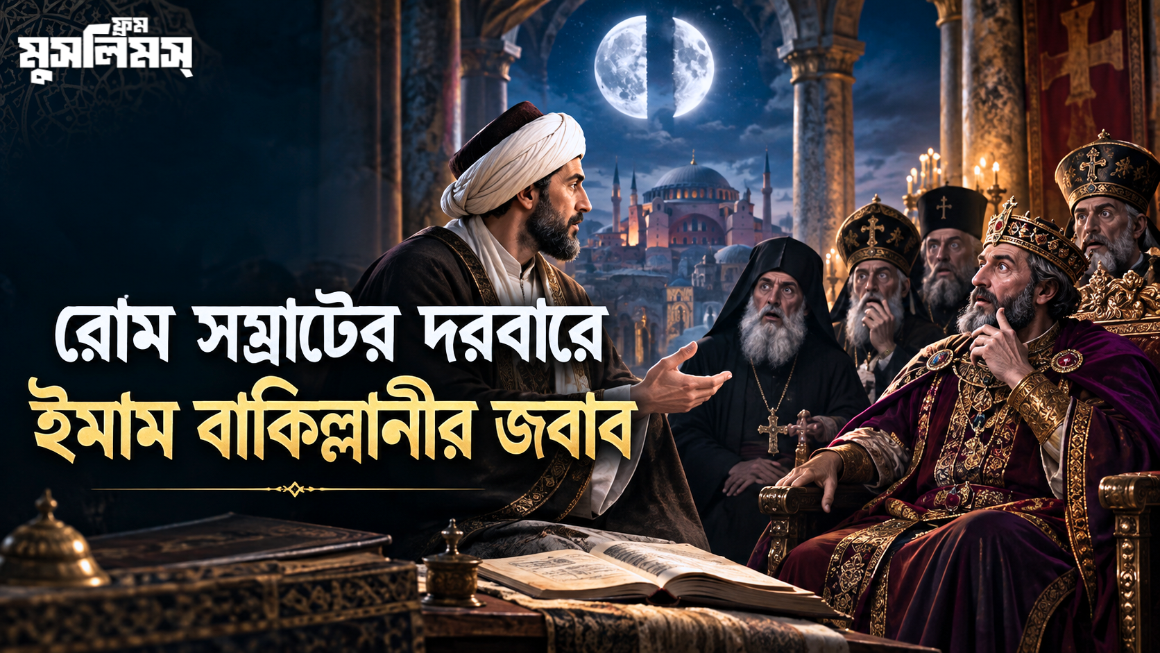 রোম সম্রাটের সামনে ইমাম বাকিল্লানীর (রহ)-এর অসাধারণ বুদ্ধিমত্তা